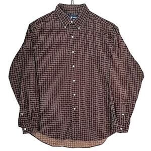 VTG Ralph Lauren Corduroy Shirt XL Red Classic Fit EUC